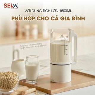 Máy làm sữa hạt SEKA E600 công suất 600W, xay nấu tự động, đa năng, giữ trọn dinh dưỡng, BH 12 tháng