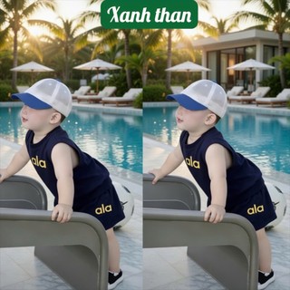 Set bộ quần áo mùa hè dành cho bé trai 6-25kg . Chất liệu co dãn, thoáng mát #BL5