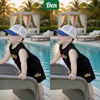 Bộ Ba Lỗ Cotton Mềm Mát Cho Bé Trai Bé Gái 6–30kg Thấm Hút Mồ Hôi Đồ Bộ Mùa Hè Mặc Nhà #BL8