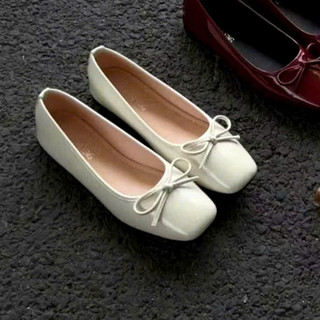 [SALE MỞ BÁN ]GIÀY BÚP BÊ NỮ NƠ XINH GIÀY BỆT NỮ MŨI VUÔNG THANH LỊCH MS 426