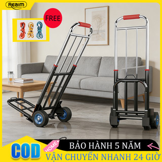 Xe đẩy gấp Xe đẩy TẶNG KÈM DÂY BUỘC Xe đẩy gấp đa năng Xe đẩy sắt gấp Khung Thép Chịu Lực Sơn Chống Gỉ