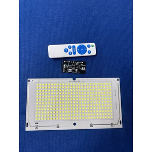 Bảng mạch led 5054 + mạch sạc + remote dành cho đèn pha năng lượng mặt trời công suất 200w .300w _ mạch led siêu sáng.