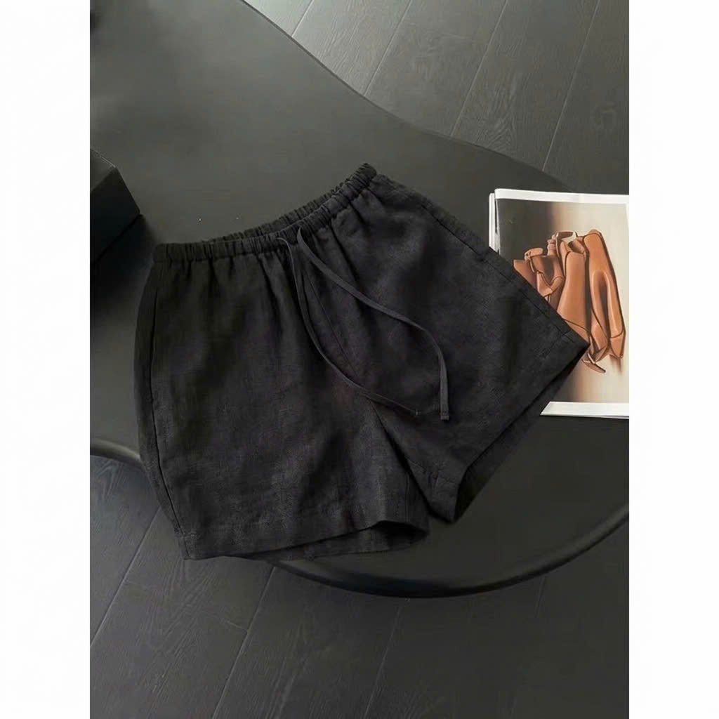 𝗧𝗶𝗻𝗶 - Quần đùi linen Tưng gân