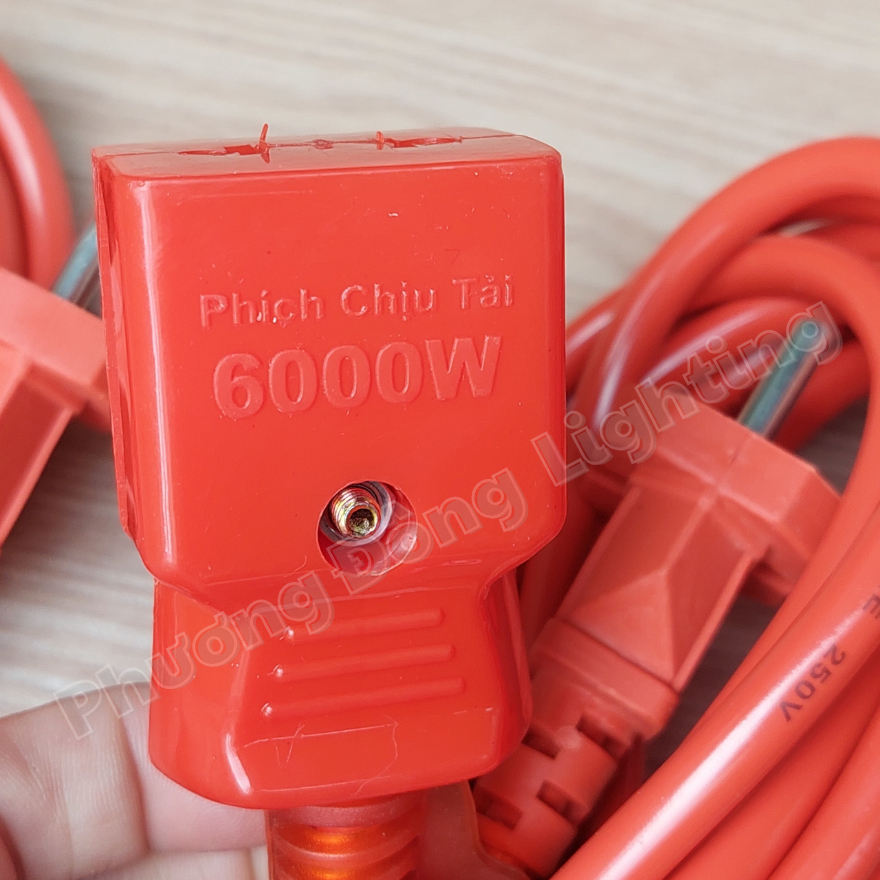 Phích âm liền dây chịu tải cao 6000w - 3m, 5m, 8m Siêu tải  An toàn Thuận tiện