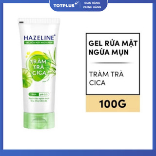 Gel Rửa Mặt Hazeline 100g - 40g - Da Sạch Sáng, Mịn Màng, Khỏe Khoắn - Chính hãng Unilever