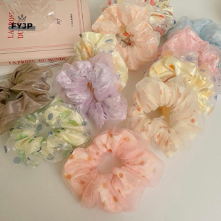 Scrunchies cột tóc vải dệt ánh kim lấp lánh bầu trời đêm cho bạn gái