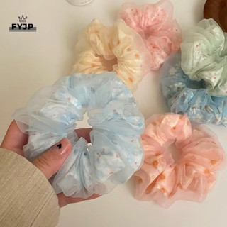 Scrunchies cột tóc vải dệt ánh kim lấp lánh bầu trời đêm cho bạn gái