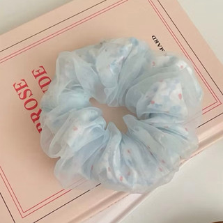 Scrunchies cột tóc vải dệt ánh kim lấp lánh bầu trời đêm cho bạn gái
