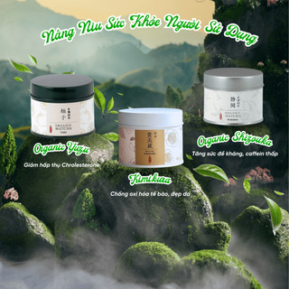 Bột matcha Kimikura Organic Shizuoka Yuzu Cao Cấp Thơm Dịu Nhẹ Matcha Mịn Ngọt Nhẹ Nhật Bản 30g M20