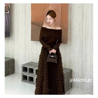 Chân Váy Ren Bèo Bồng Tầng Basic QCCC Cao Cấp