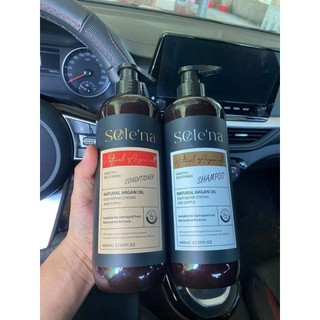 (auth) cặp dầu gội xả SOLENA 800ml siêu thơm ngày siêu mượt