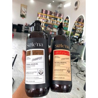 (auth) cặp dầu gội xả SOLENA 800ml siêu thơm ngày siêu mượt