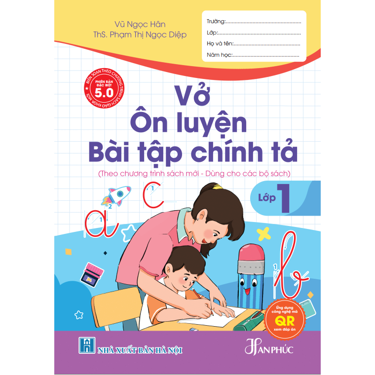 Sách - H An Phúc -  Vở Ôn Luyện Bài Tập Chính Tả Lớp 1