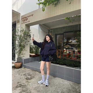 Áo Khoác Boxy Hoodie ZIP KA