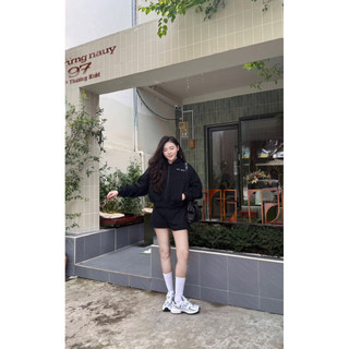 Áo Khoác Boxy Hoodie ZIP KA