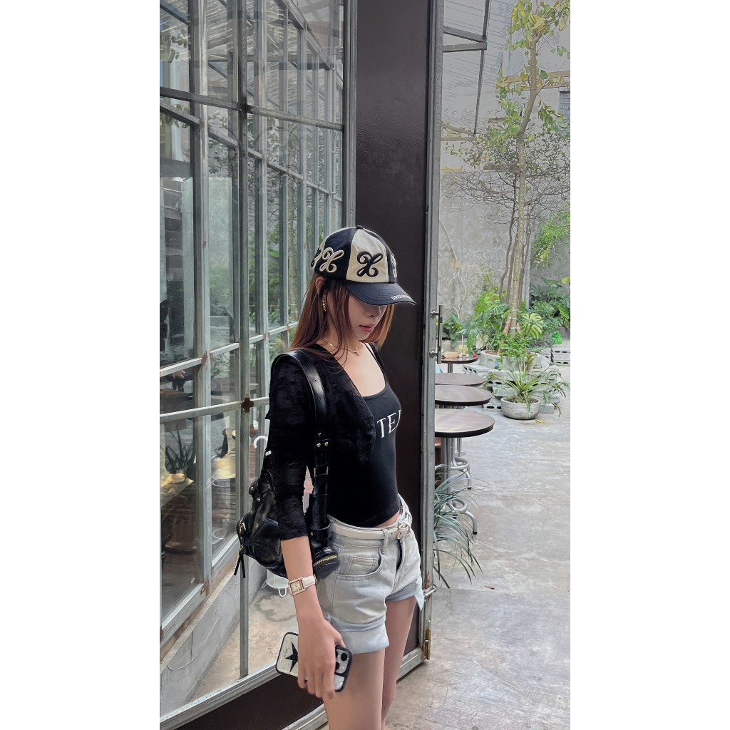 Deal Mở Bán TENDRE - Quần Short Nữ Lưng Cao Basic Hack Dáng Dễ Phối Đồ Chuẩn Street Style Cá Tính N02