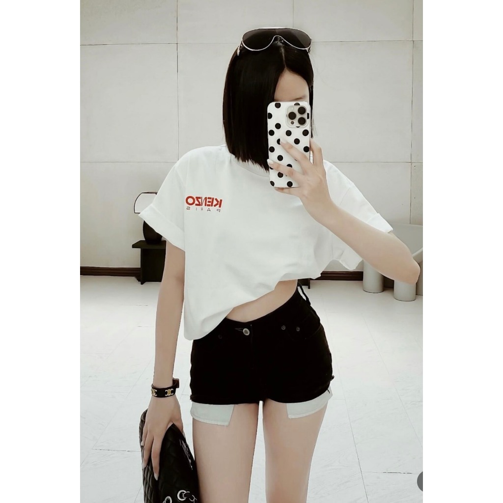 Deal Mở Bán TENDRE - Quần Short Nữ Lưng Cao Basic Hack Dáng Dễ Phối Đồ Chuẩn Street Style Cá Tính N02