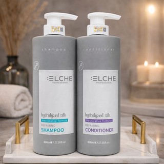 (Chính Hãng) Cặp dầu gội xả ELCHE 800ml Phục Hồi Ngăn Tóc Gãy Rụng