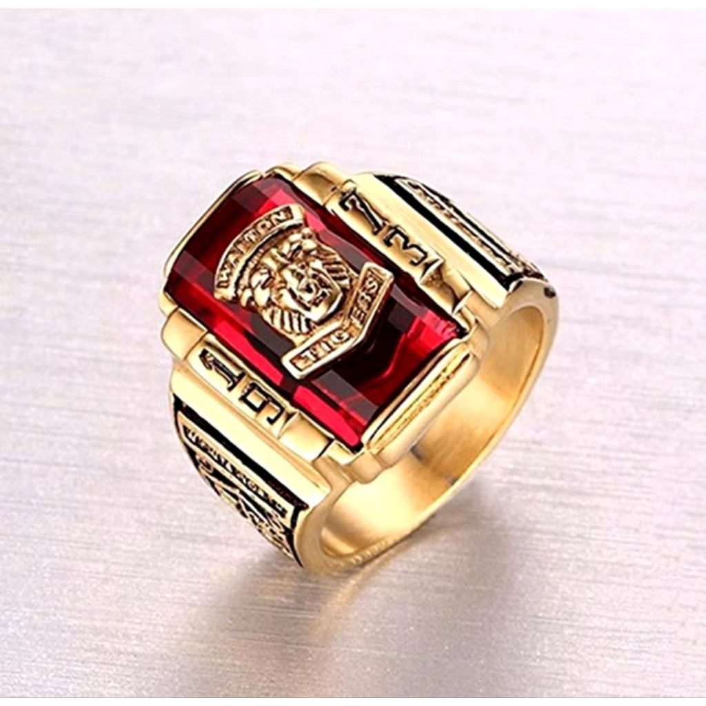 Men's Gold-Plated Ring by Ti Ji shop