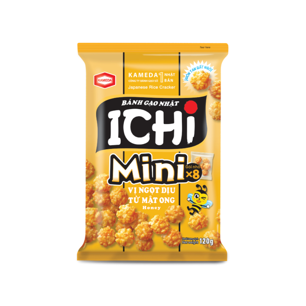 Bánh Gạo Ichi "Mini" Vị Mật Ong 120G
