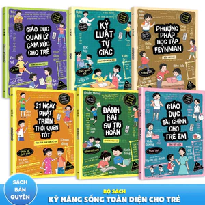 Bộ Sách Kỹ Năng Toàn Diện Cho Trẻ Em - Tiên Phong Books
