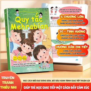 Sách - Quy Tắc Mehrabian - Cẩm Nang Kỹ Năng Sống Dưới Dạng Truyện Tranh - Tiên Phong Books
