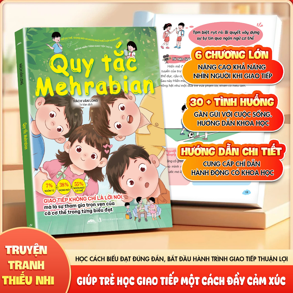 Sách - Quy Tắc Mehrabian - Sách Bản Quyền