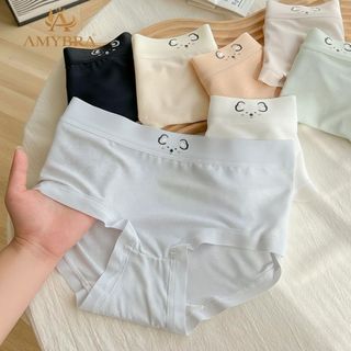 Quần Lót Nữ Đúc Su Có Lỗ Thông Hơi – Quần Chip Nữ Đáy Cotton Đáy May 2 Lớp Kháng Khuẩn AMYBRA L718
