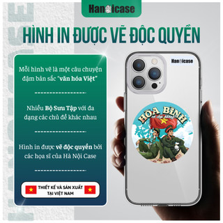 Ốp Lưng Điện Thoại Han icase Cho iPhone 12 13 14 15 16 17 Chống Sốc, Chống Ố Vàng Hình In 2 Chiến Sĩ