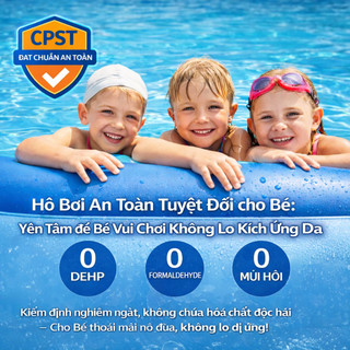 Bể Bơi Bơm Hơi Cỡ Lớn, Gấp Gọn Di Động, Dễ Bơm Xả, Chất Liệu Dày, Đa Năng Ngoài Trời
