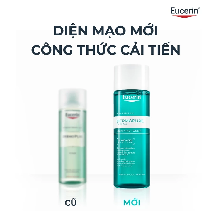 Nước hoa hồng cho da nhờn mụn Eucerin® DermoPure Purifying Toner 200ml | Toner da dầu mụn | Skincare – 7