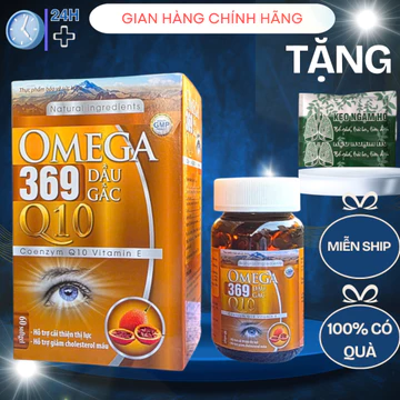 Viên Uống Dầu Cá – Dầu Hạt Lanh – Dầu Gấc – Coenzyme Q10 – Vitamin E