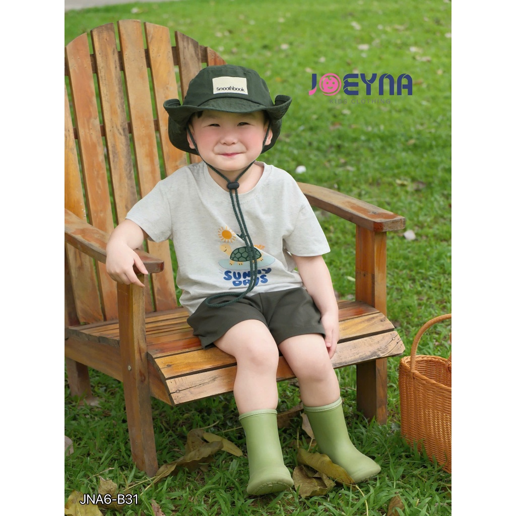 Set bộ cộc Joeyna B31bé trai sunny days cho bé 8-23kg