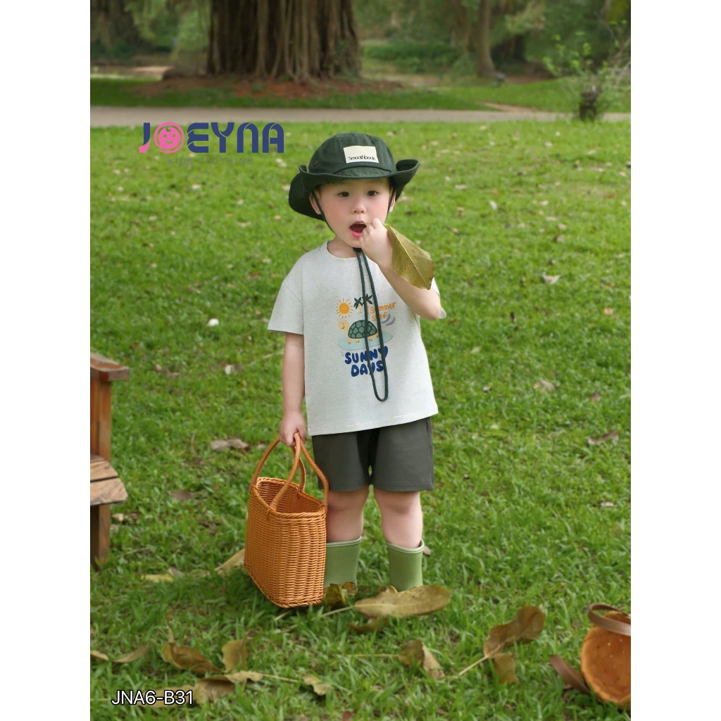 Set bộ cộc Joeyna B31bé trai sunny days cho bé 8-23kg