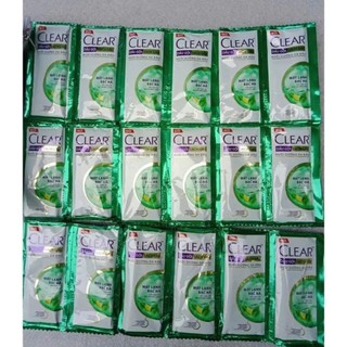 Set 50 Gói Dầu gội sạch gàu Clear mát lạnh bạc hà