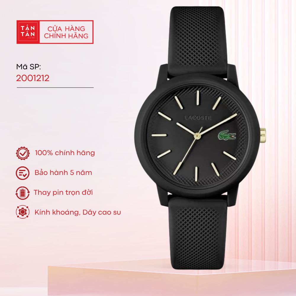 Đồng Hồ Nữ Lacoste 12.12 Ladies 2001212 Quartz 36mm - Đồng Hồ Tân Tân
