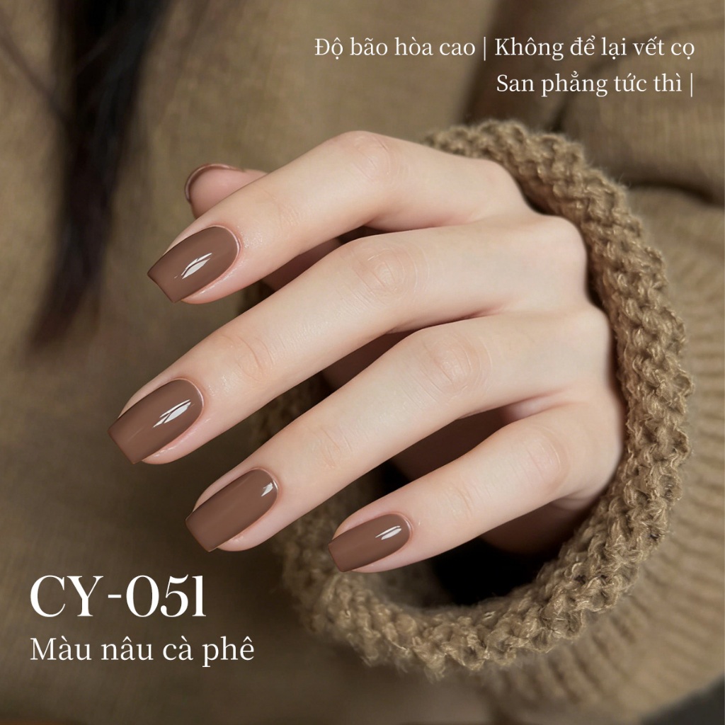 XEIJAYI 40ml - Sơn móng tay dạng gel màu nâu mới, bền màu và thích hợp sử dụng tại salon.