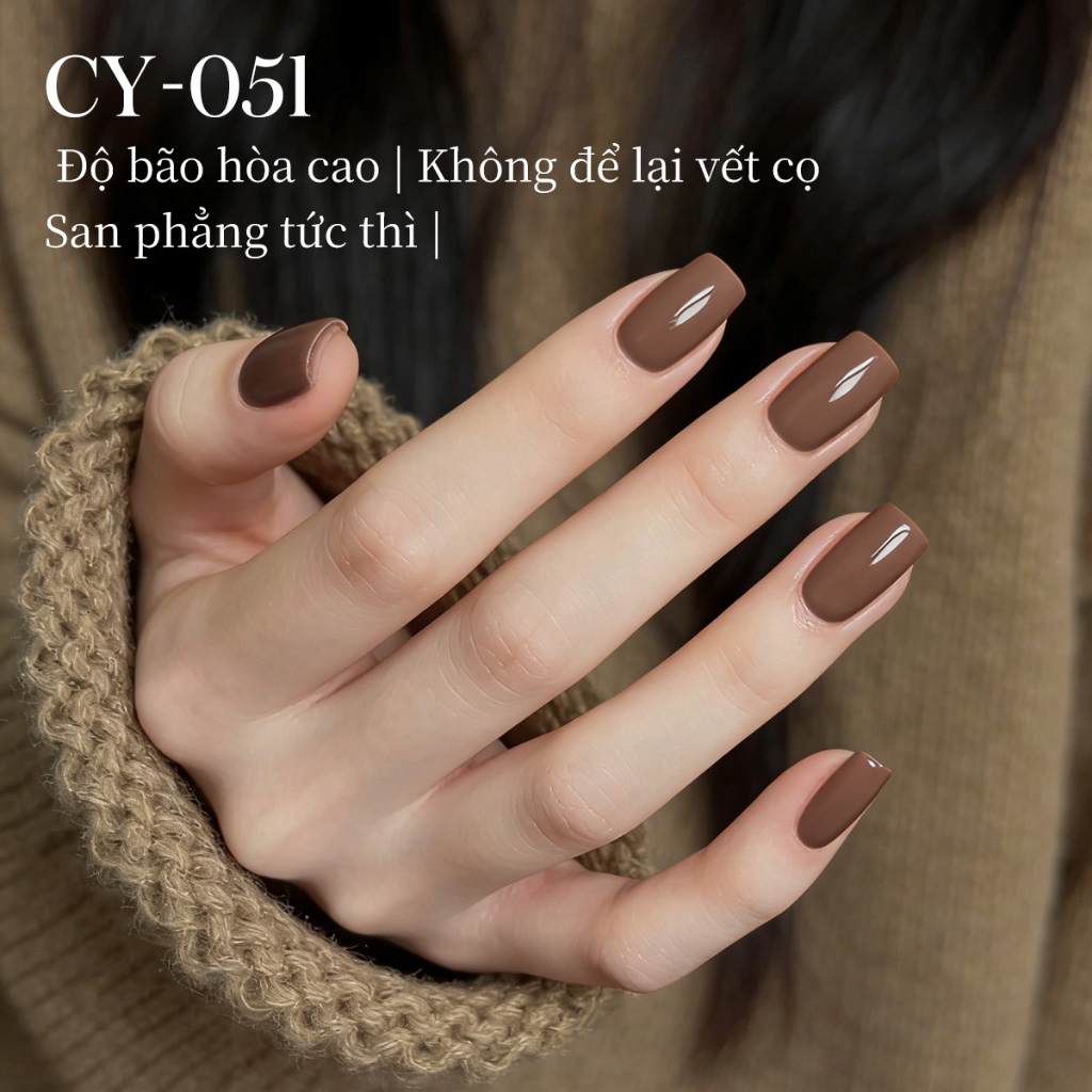 XEIJAYI 40ml - Sơn móng tay dạng gel màu nâu mới, bền màu và thích hợp sử dụng tại salon.