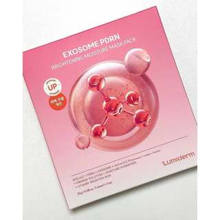 Mặt nạ làm trắng giảm nhăn Lumiderm EXOSOME PDRN Brightening Mask Pack