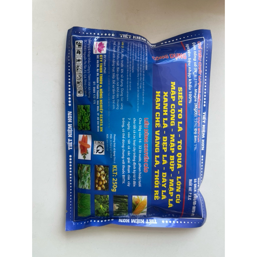 SUMO MẬP -  Giúp to lá, mập cọng,dày lá- goi 250gr