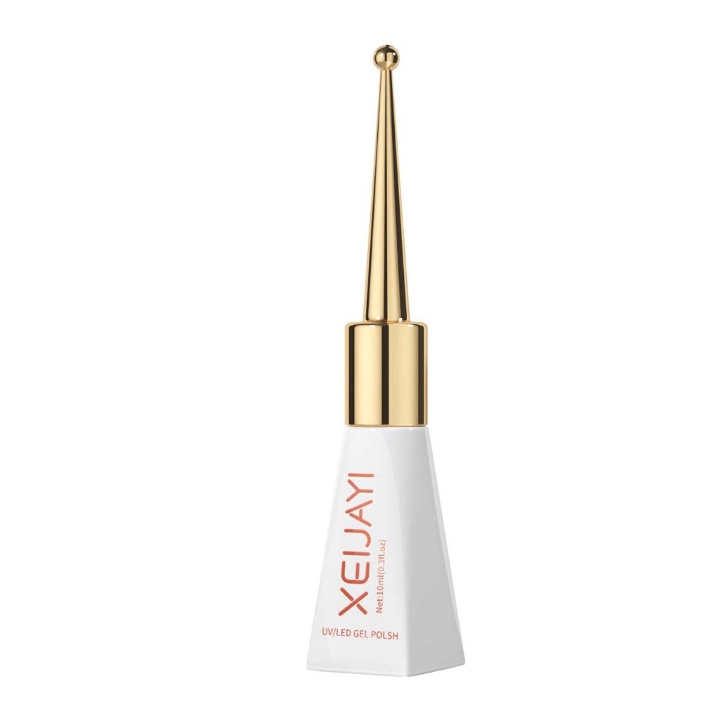 XEIJAYI 10ml - Sơn móng tay dạng gel màu Champagne nhạt ánh mắt mèo, bền màu và bóng, thích hợp sử dụng tại salon.