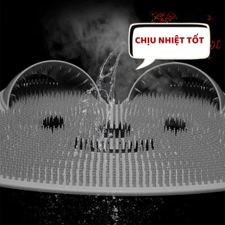 Thảm Chùi Chân Massage Lưu Thông Khí Huyết, Thảm Chà Bàn Chân Chống Trượt Silicon Hình Thỏ Dụng Cụ Làm Sạch Chân 88540