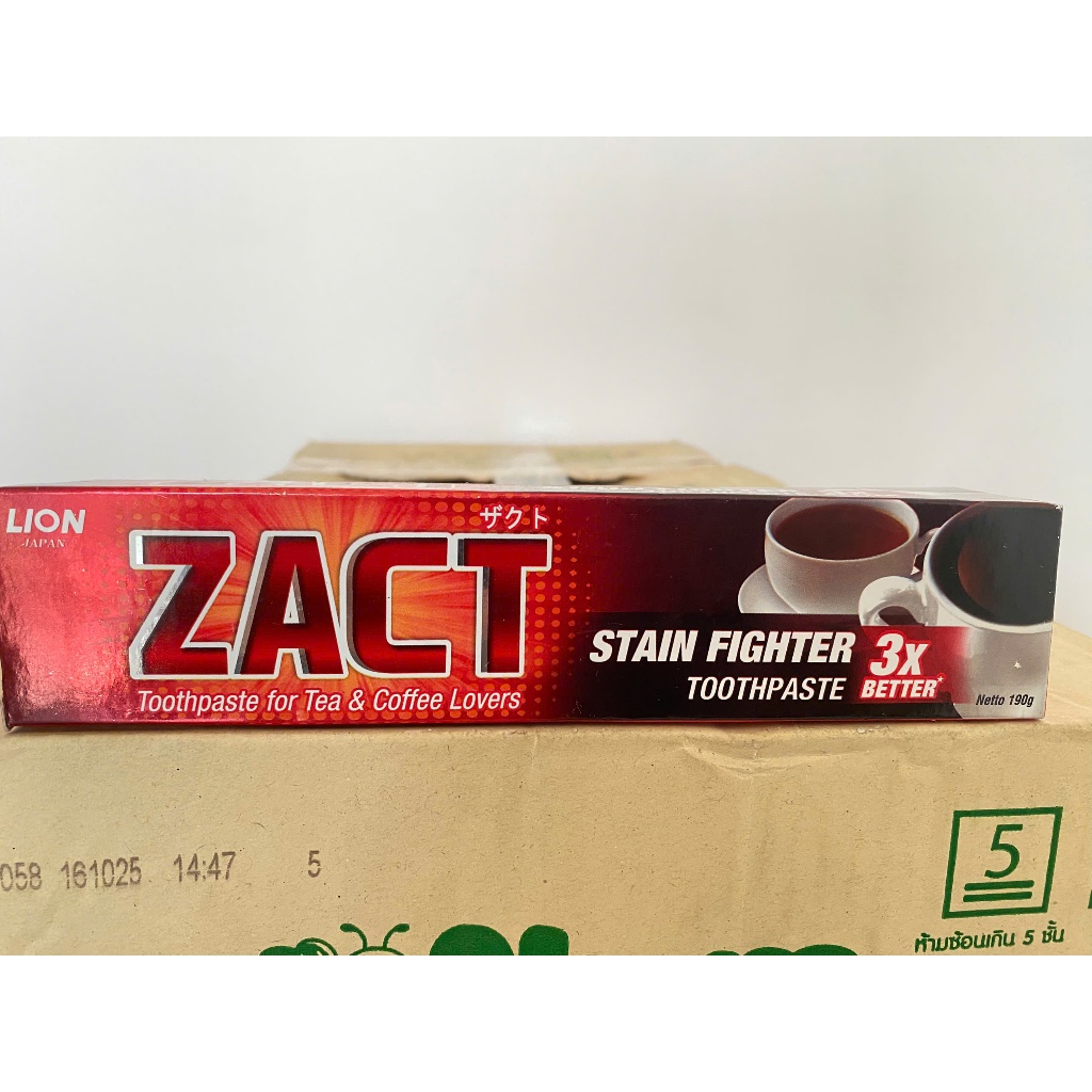 Kem Tẩy Trắng răng ZACT 190g - Tẩy vế Ố Trà Cafe trên răng - Mùi Hôi Miệng do thuốc