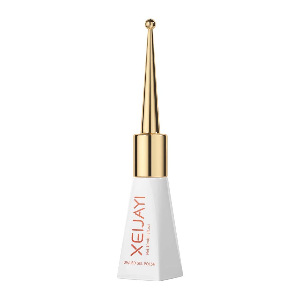 XEIJAYI 10ml - Sơn móng tay Nude Gold Cat's Eye Gel, phong cách và linh hoạt, phù hợp với mọi mùa.
