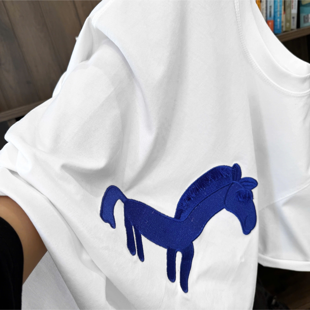 Áo Thun Mirage Thêu Ngựa Local Brand Chất 100% Cotton Mềm Mịn Thoáng Mát.