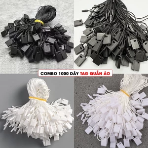 1000 Dây treo nhãn mác quần áo, dây gắn mac (tag) - Dây dù hàng đẹp loại 1