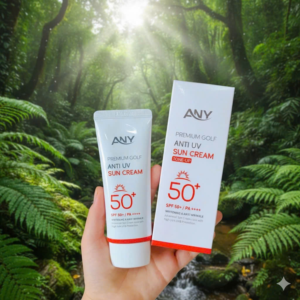 Combo 2 Kem Chống Nắng Any Hàn Quốc Chính Hãng - Nâng tông trắng hồng Any Premium Golf Anti UV SPF 50+ 60ml/1 hộp