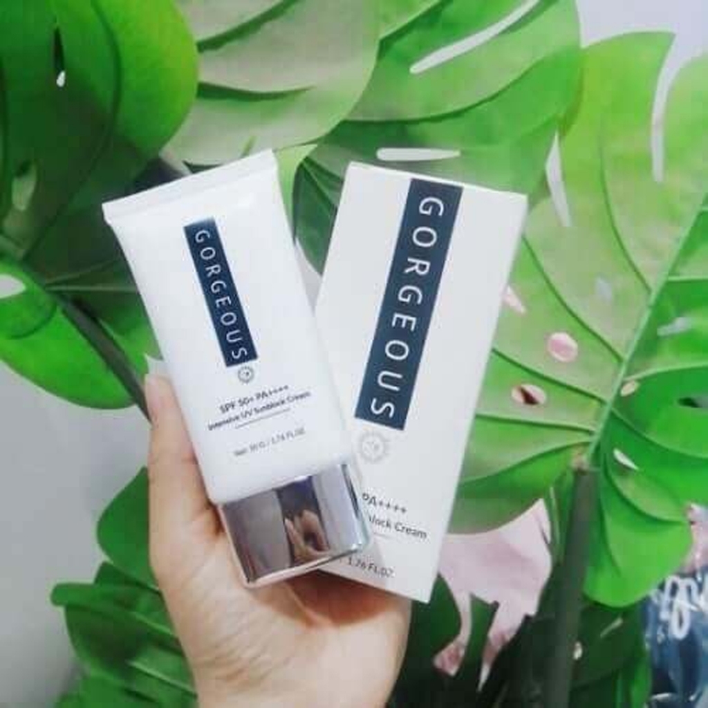 (Tặng MN) Kem Chống Nắng Gorgeous Classic Nâng Tông Siêu Đẹp, Không Bết Rít, Kiềm Dầu, Chống Nắng SPF 50+ PA++++ (100g)