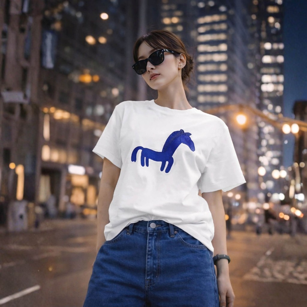 Áo Thun Mirage Thêu Ngựa Local Brand Chất 100% Cotton Mềm Mịn Thoáng Mát.