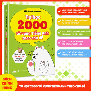 Sách - Tự Học 2000 Từ Vựng Tiếng Anh Theo Chủ Đề - Chị Giáo Hạnh Phúc